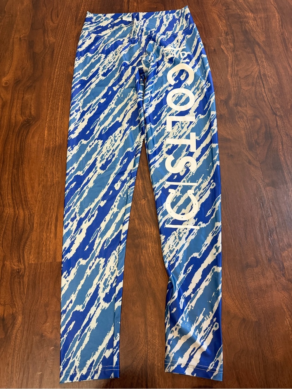 Indianapolis Colts NFL Team Apparel Womens Diagonal Streak Leggings